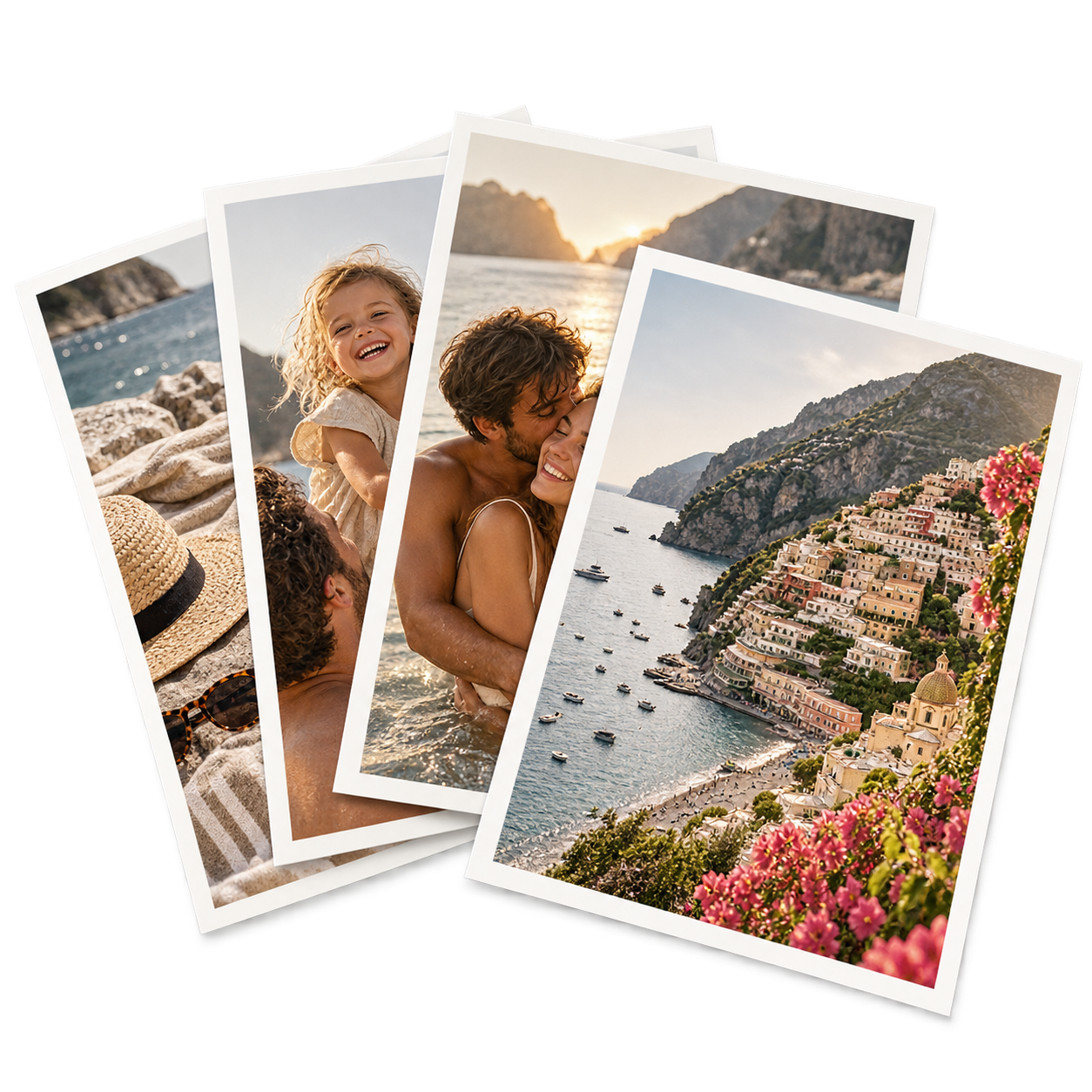 Fotografías impresas de viajes y momentos compartidos